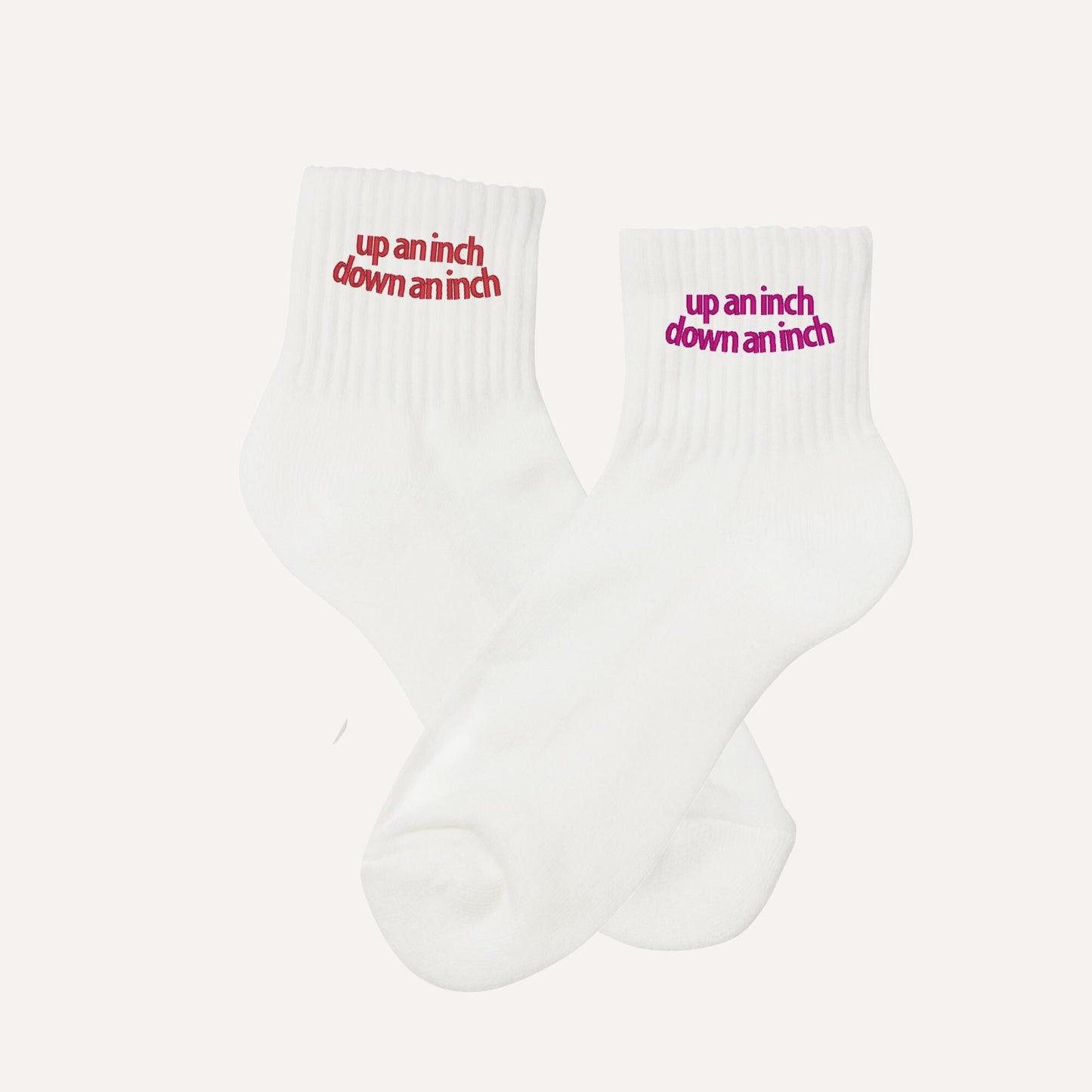 Dumbells Workout Custom Socks – Non Slip Grip, Calf or Crew for Pilates & Barre | Size US 6 to 9