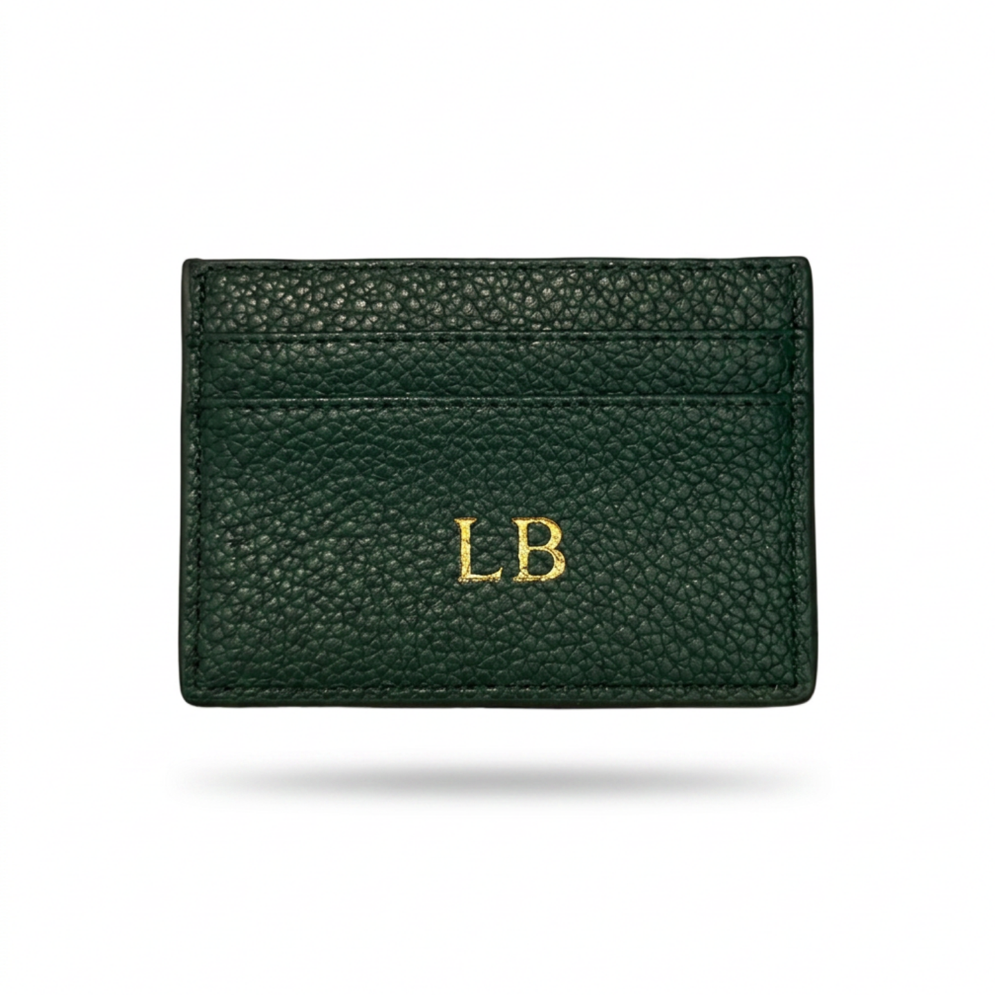 The Classic | Monogramed Leather Cardholder