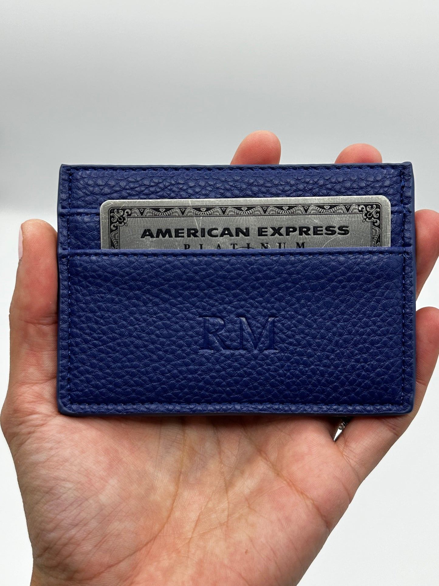 The Classic | Monogramed Leather Cardholder