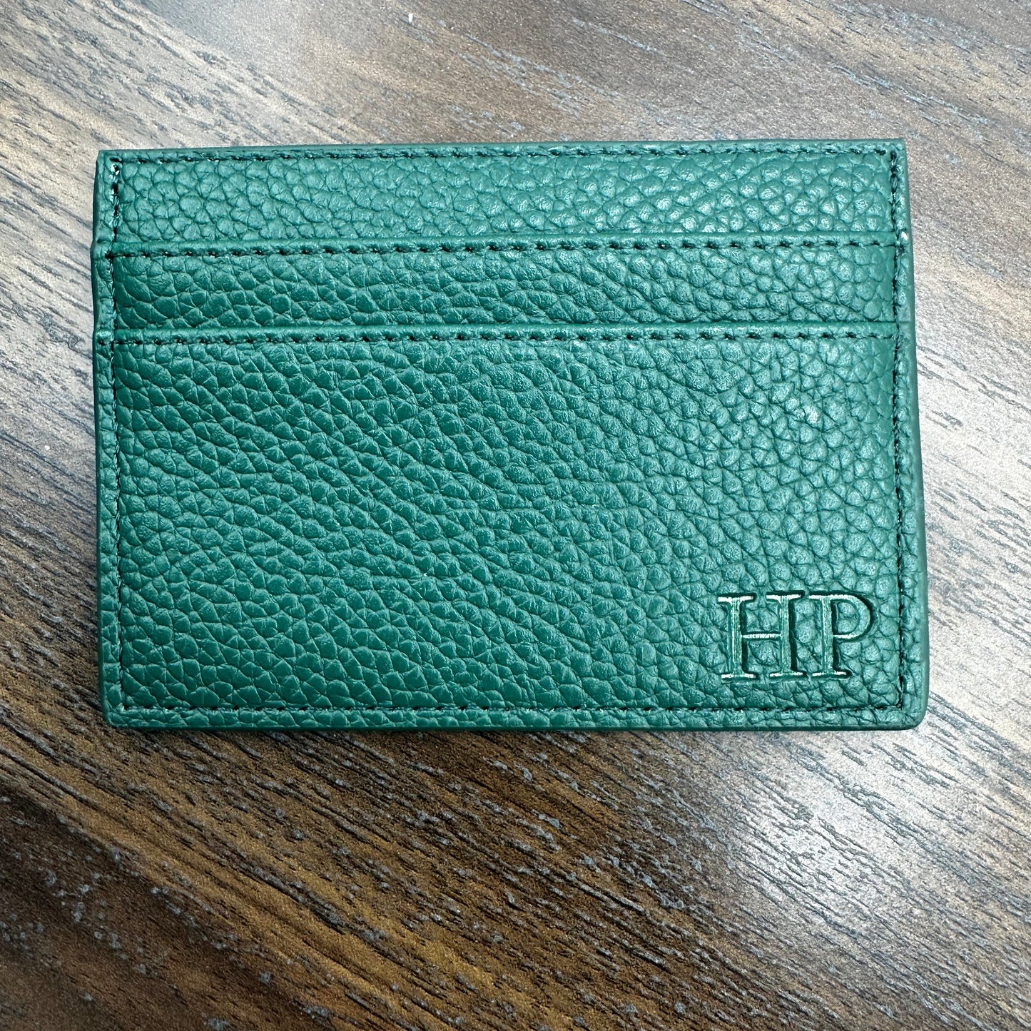 The Classic | Monogramed Leather Cardholder