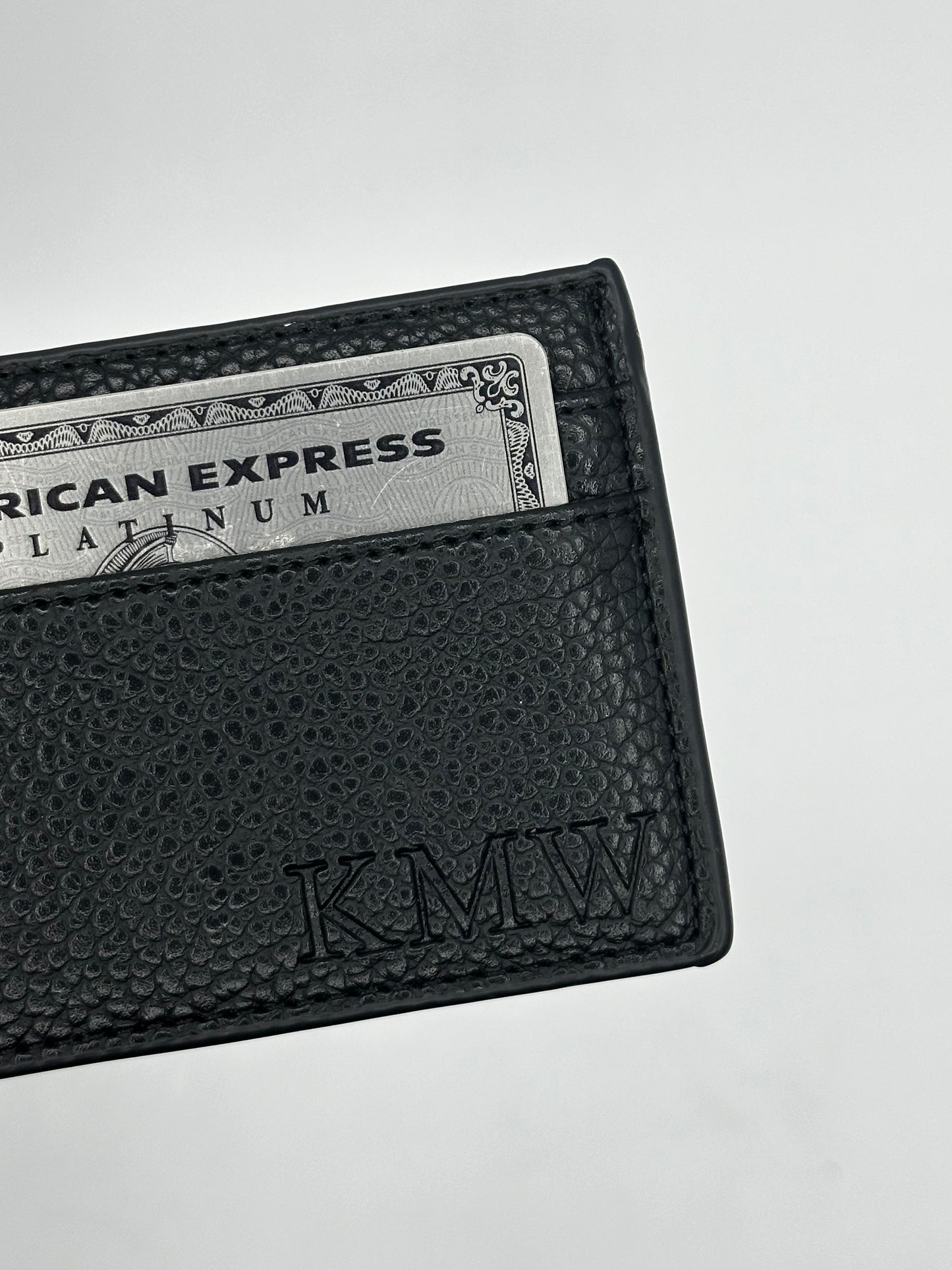 The Classic | Monogramed Leather Cardholder