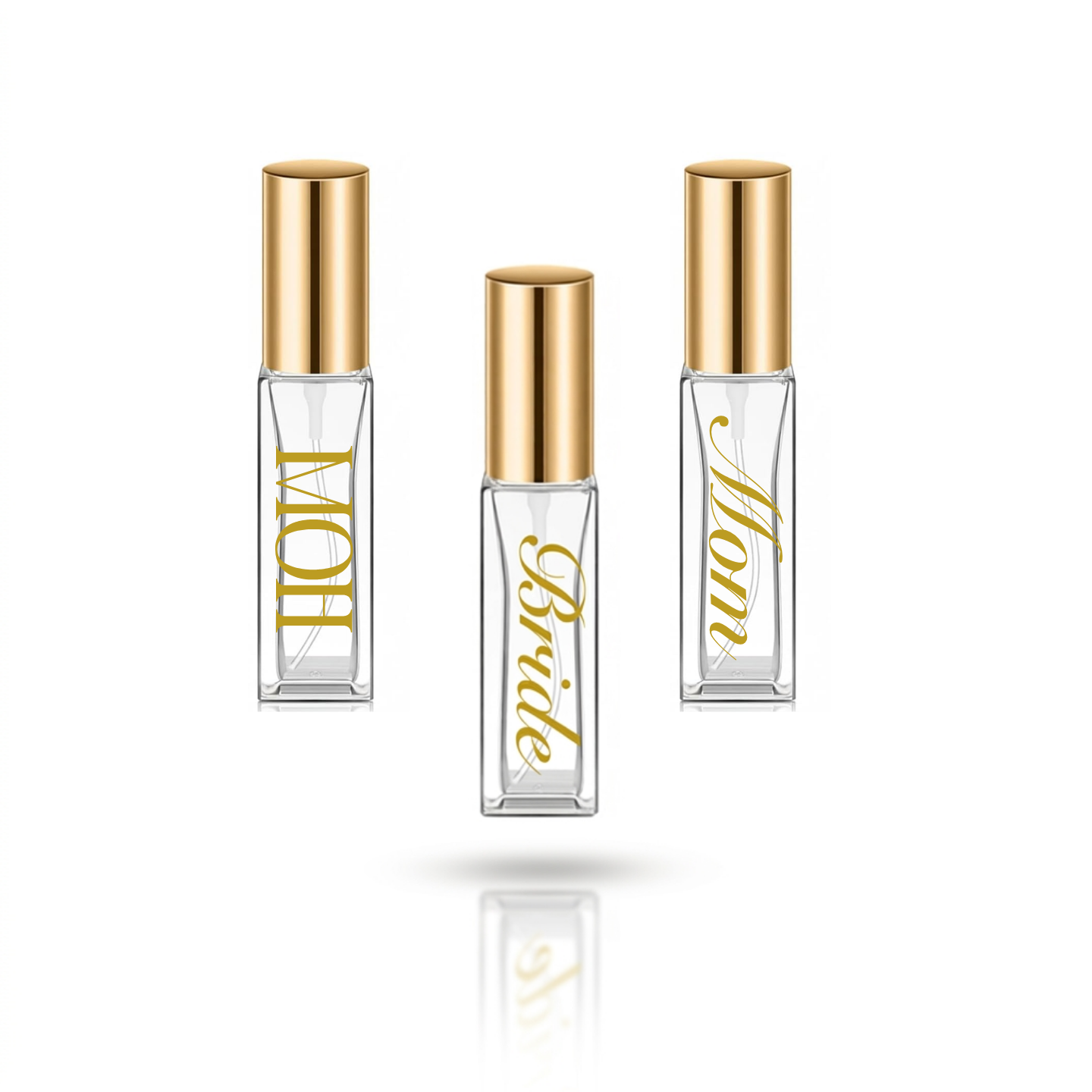 Personalized Mini Perfume Bottles – Refillable Bridesmaid Favors