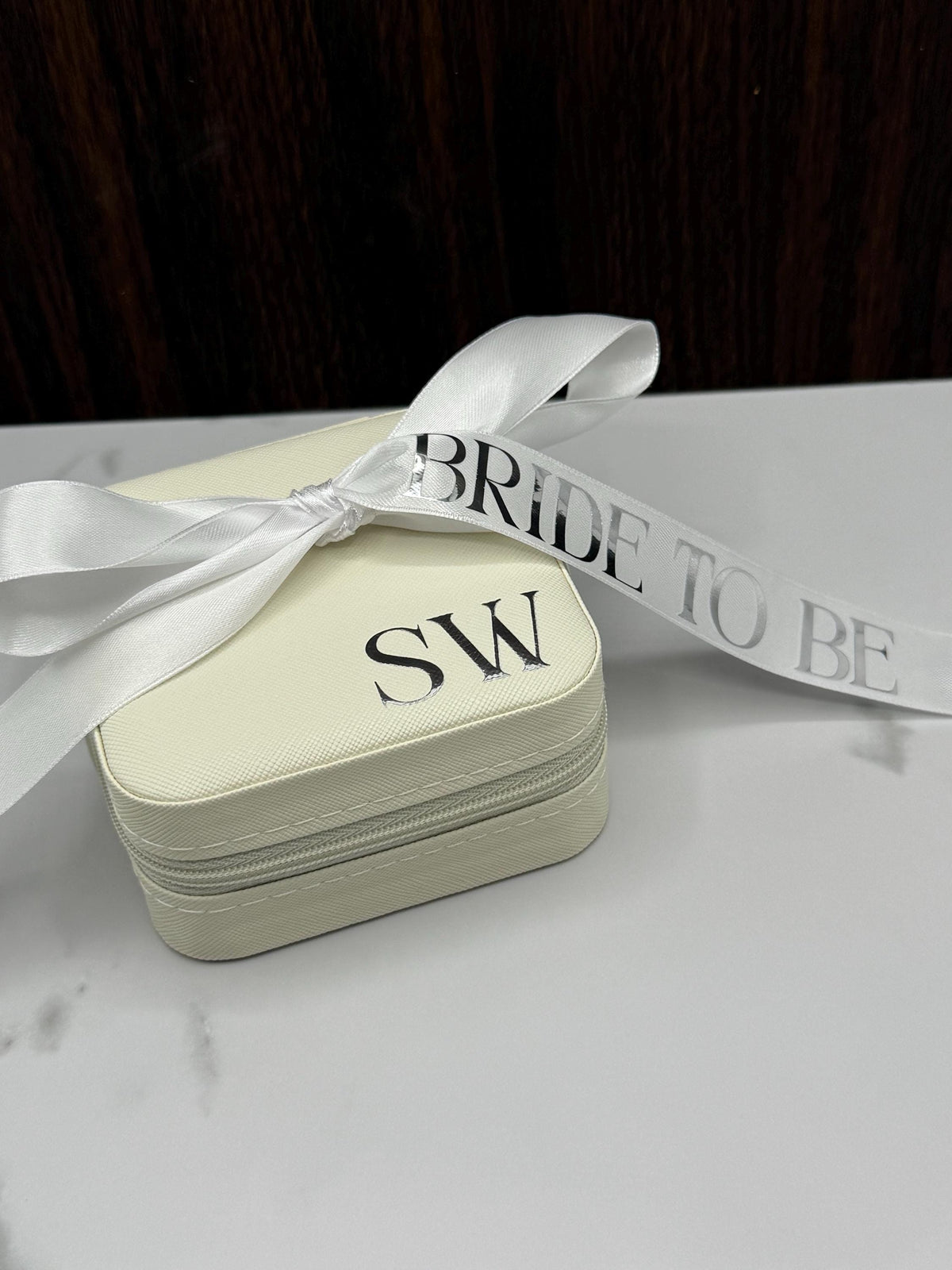 Travel Size Personalized Jewelry Box | Custom Gifts for Bridesmaids & Wedding Party | Bachelorette Party Favors