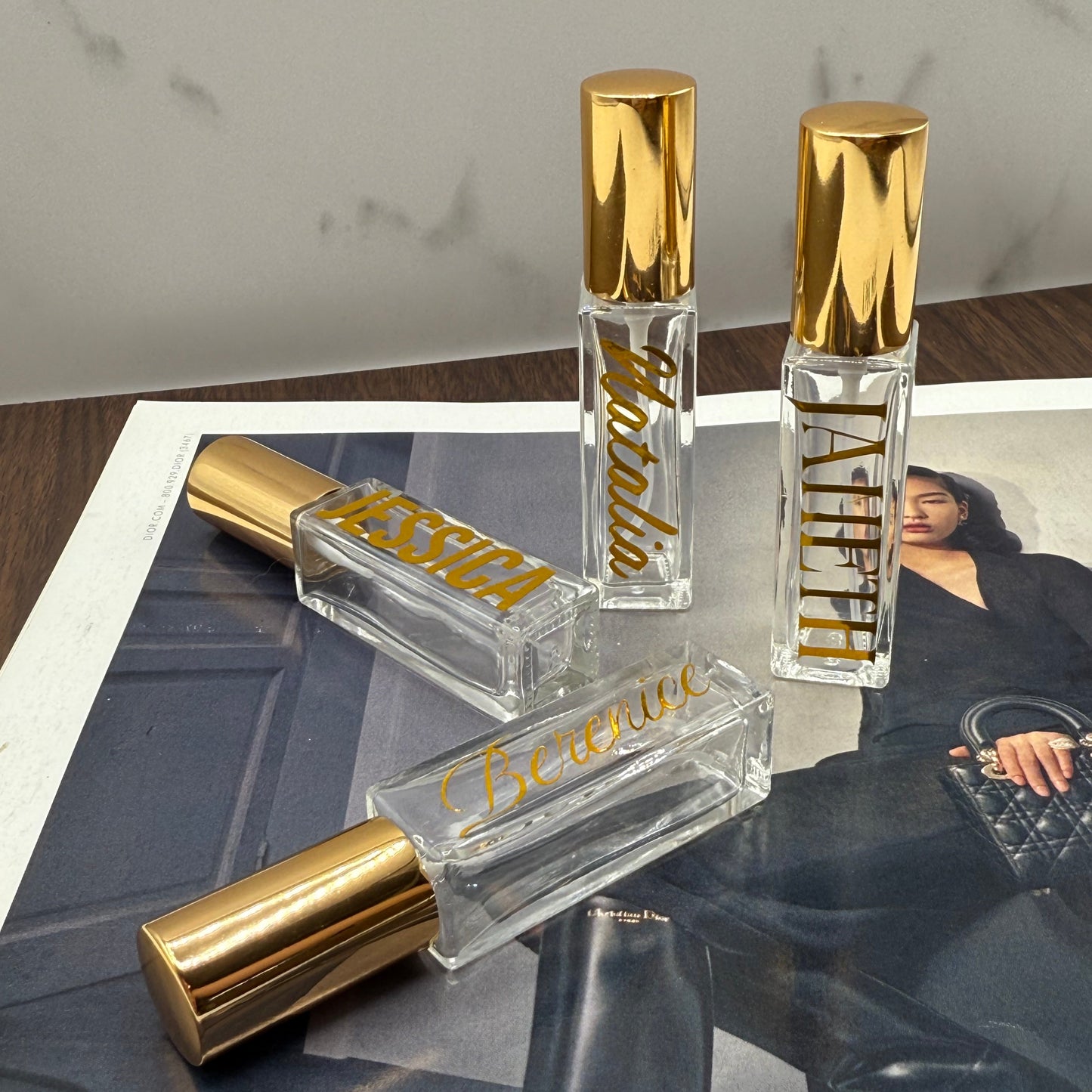 Personalized Mini Perfume Bottles – Refillable Bridesmaid Favors