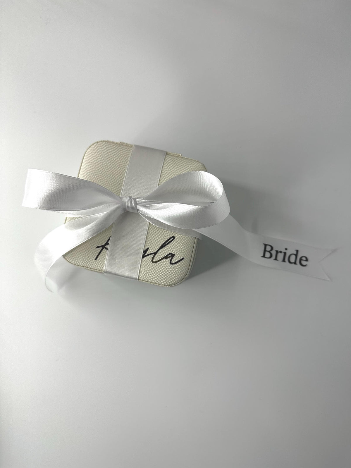 Travel Size Personalized Jewelry Box | Custom Gifts for Bridesmaids & Wedding Party | Bachelorette Party Favors