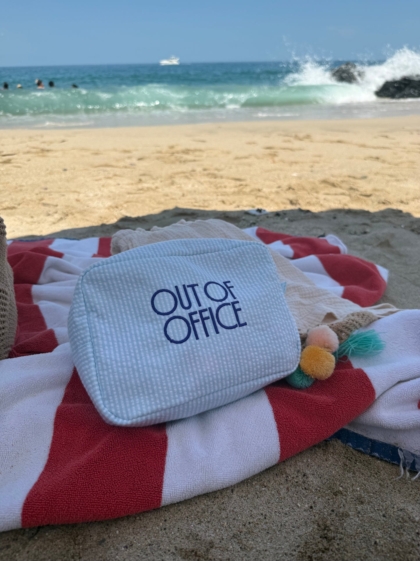 Out Of Office | Custom Cosmetic & Toiletry Pouch