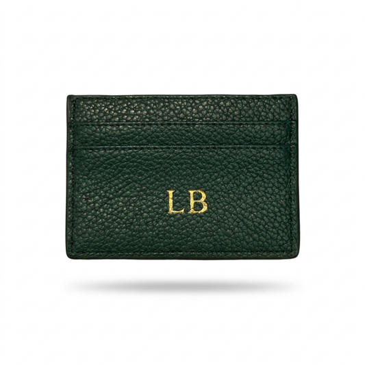 The Classic | Monogramed Leather Cardholder