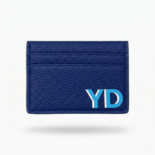 The Pocket Pop | Monogrammed Leather Cardholder