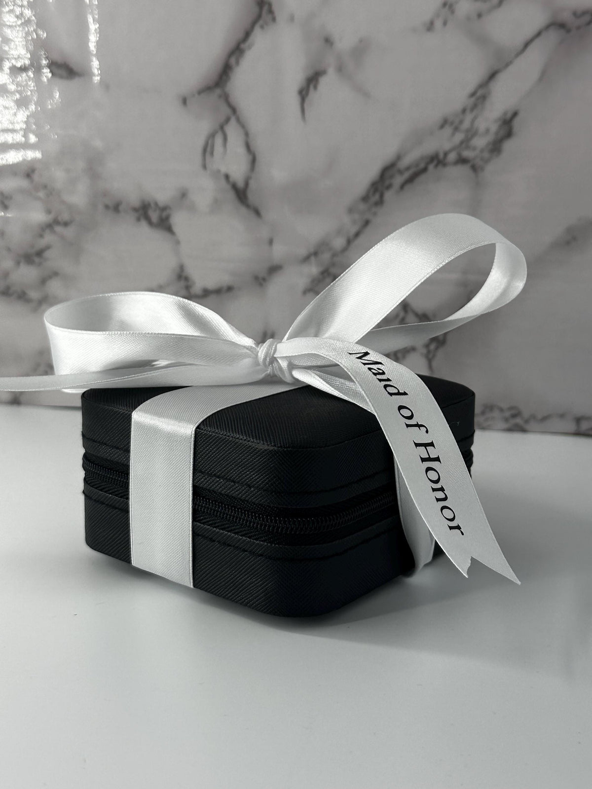Travel Size Personalized Jewelry Box | Custom Gifts for Bridesmaids & Wedding Party | Bachelorette Party Favors