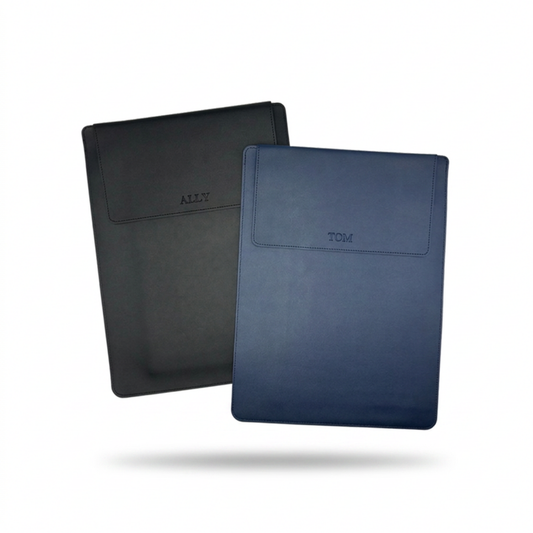 The Nomad Work Set | Personalized Vegan Leather Laptop Sleeve 14"/15"